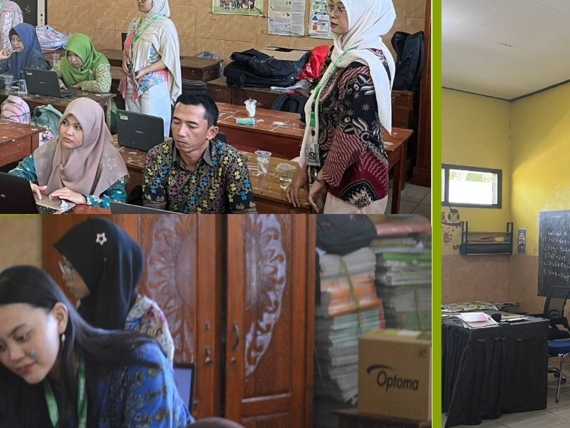 SOSIALISASI PEMBUATAN ABSENSI BARCODE OLEH MAHASISWA KKN KOLABORATIF