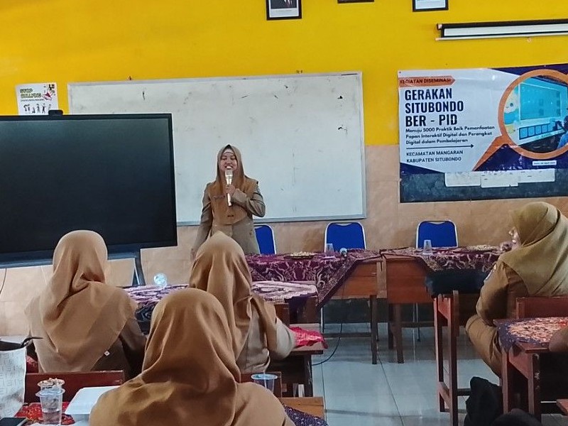 Kegiatan Diseminasi Pemanfaatan Papan Interaktif Digital